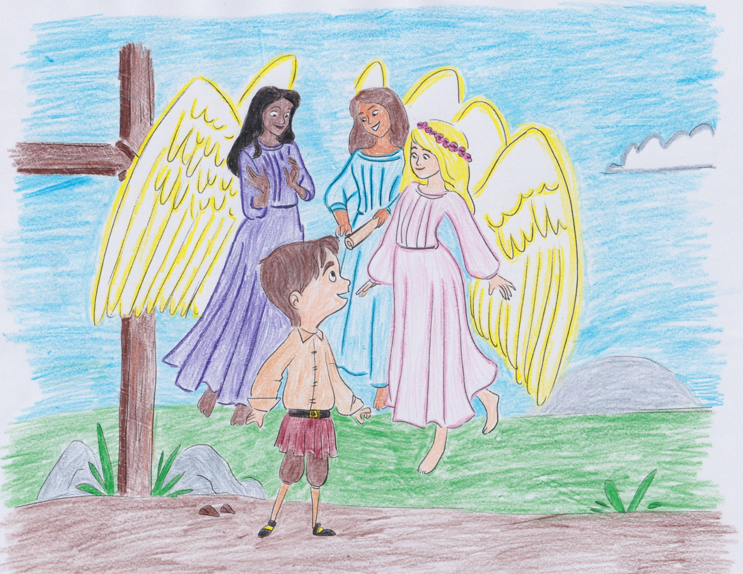 Little Pilgrim's Big Journey Coloring Book