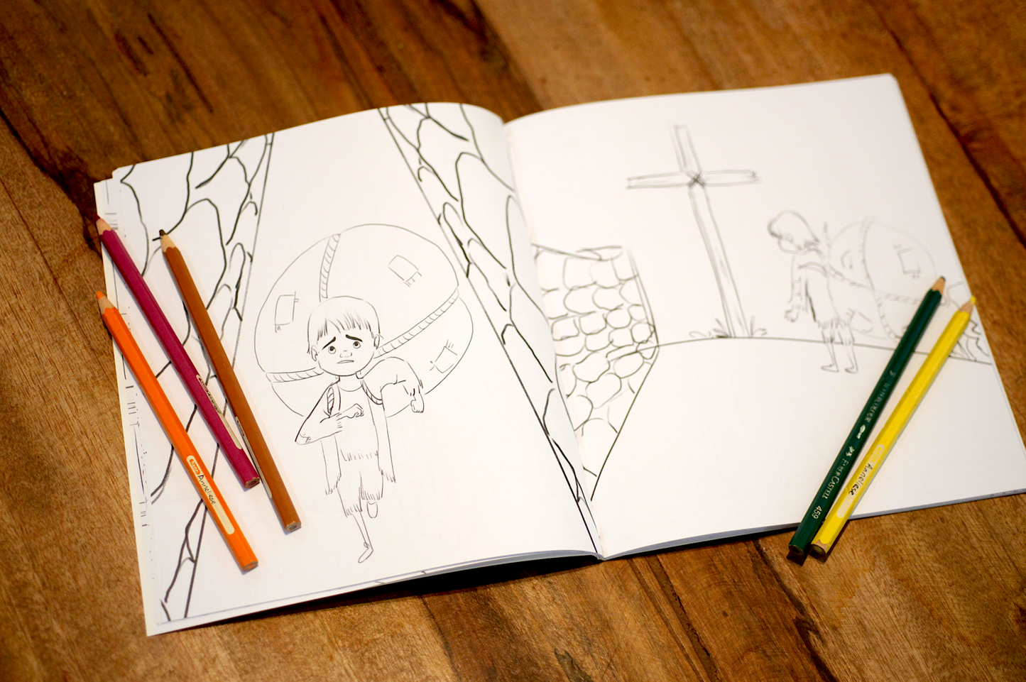 Little Pilgrim's Big Journey Coloring Book